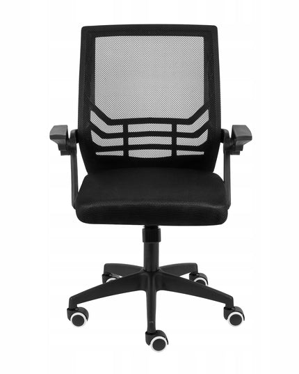 Juodos spalvos reguliuojama biuro kėdė AZENO ergonomiška sukamoji kėdė jaunimui