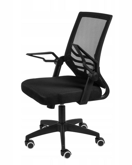 Juodos spalvos reguliuojama biuro kėdė Sense7 REVO ergonomiškas sukamasis fotelis jaunuoliams
