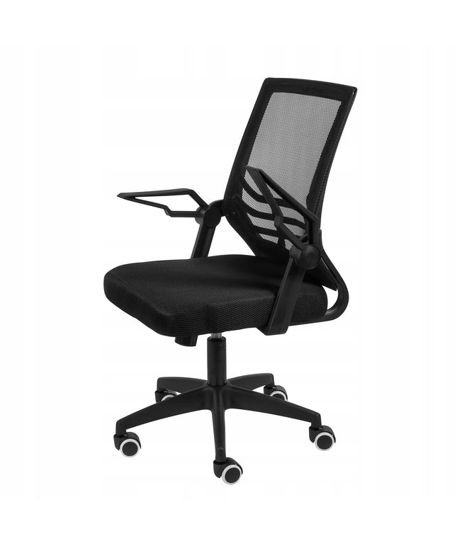 Juodos spalvos reguliuojama biuro kėdė Sense7 REVO ergonomiškas sukamasis fotelis jaunuoliams