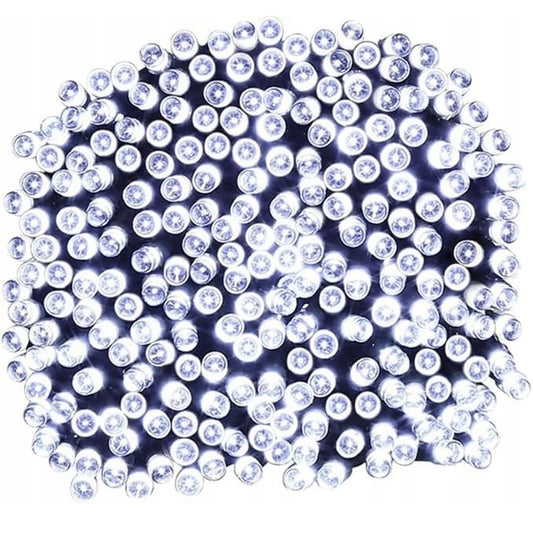 Kalėdinės girliandos 1000 LED lemputės 72 m šaltai baltos spalvos vidaus ir lauko dekoracijoms