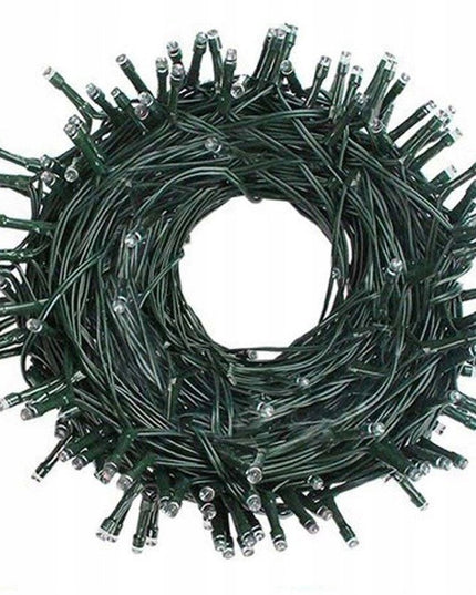 Kalėdinės girliandos 1000 LED lemputės 72 m šiltai baltos spalvos vidaus ir lauko dekoracijoms