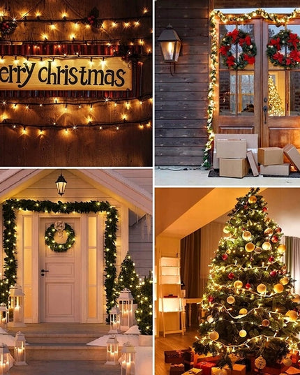 Kalėdinės lemputės 500 LED, 35 m, šiltai balta