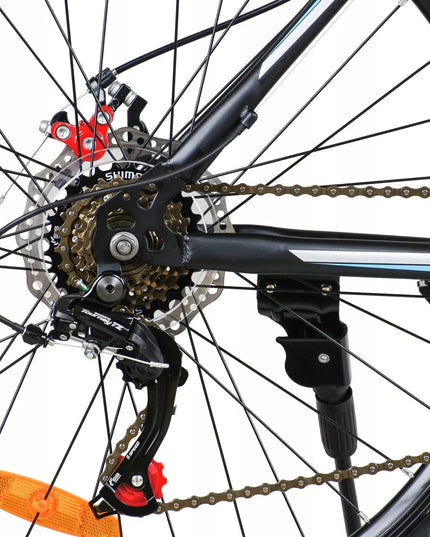 Kalnų dviratis 26 colių MalTrack Shimano Team 18 pavarų diskiniai stabdžiai