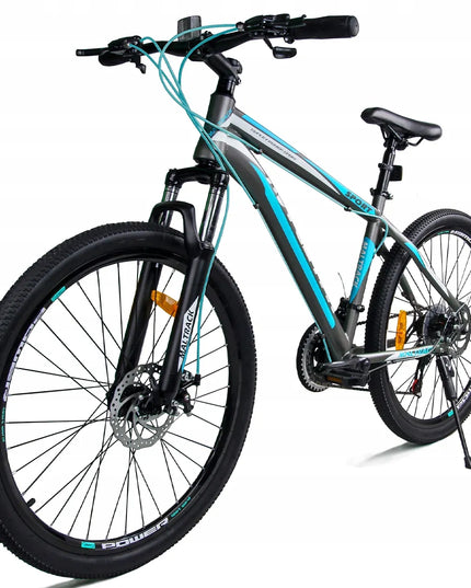 Kalnų dviratis MalTrack Sport Shimano 21 pavara, diskiniai stabdžiai, 18" rėmas, 26" ratai, Mėlynas