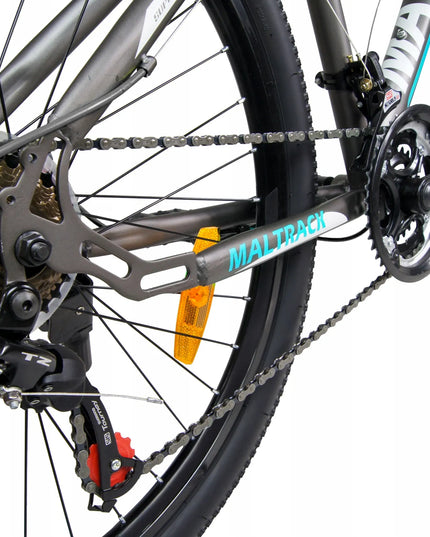 Kalnų dviratis MalTrack Sport Shimano 21 pavara, diskiniai stabdžiai, 18" rėmas, 26" ratai, Mėlynas