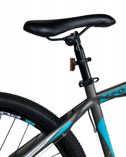 Kalnų dviratis MalTrack Sport Shimano 21 pavara, diskiniai stabdžiai, 18" rėmas, 26" ratai, Mėlynas