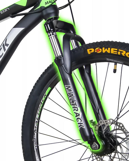 Kalnų dviratis MalTrack Team 26 colių, 18 pavarų Shimano, diskiniai stabdžiai