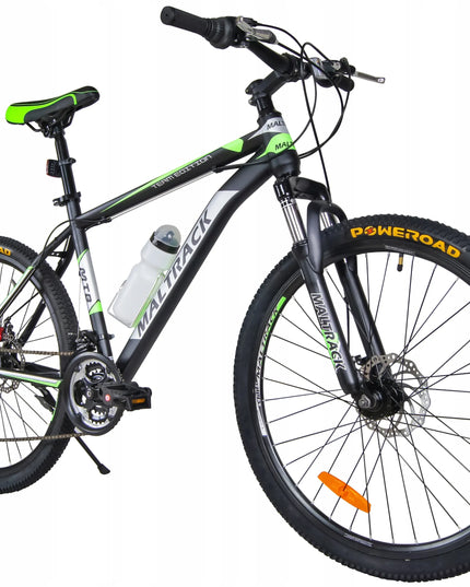 Kalnų dviratis MalTrack Team 26 colių, 18 pavarų Shimano, diskiniai stabdžiai