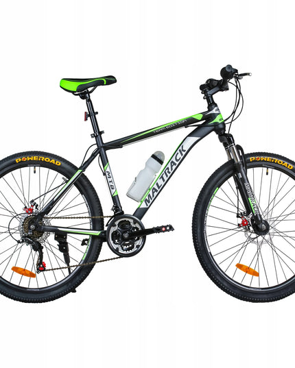 Kalnų dviratis MalTrack Team 26 colių, 18 pavarų Shimano, diskiniai stabdžiai