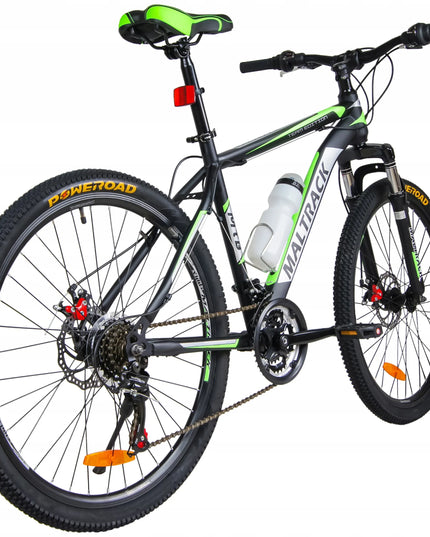 Kalnų dviratis MalTrack Team 26 colių, 18 pavarų Shimano, diskiniai stabdžiai