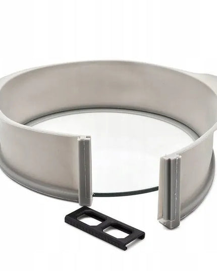 Kamille tortinės forma 26 cm, pilka, silikonas ir stiklas