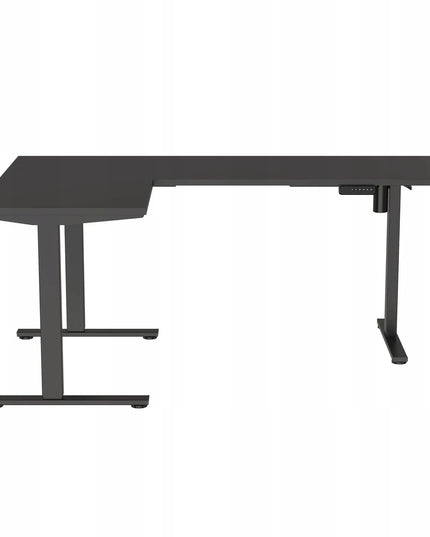Kampinis žaidimų stalas Spacetronik loft juodas 180x120 cm
