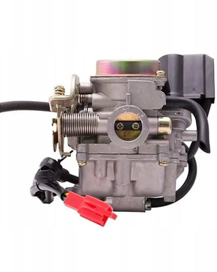 Karbiuratorius motoroleriui GY6 50 cm3 4T 139QMB / 139QMA, metalinis dangtelis MORETTI