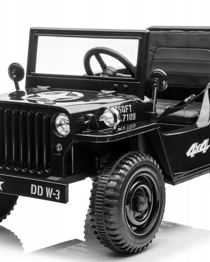 Karinis akumuliatorinis automobilis Willys + pultas PA0263