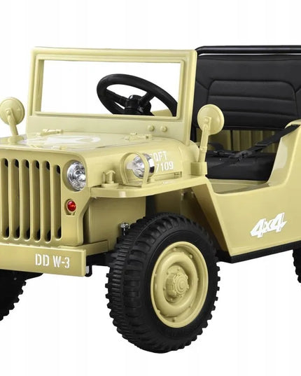 Karinis akumuliatorinis automobilis Willys + pultas PA0263