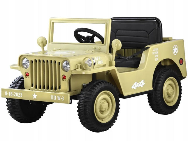 Karinis akumuliatorinis automobilis Willys + pultas PA0263