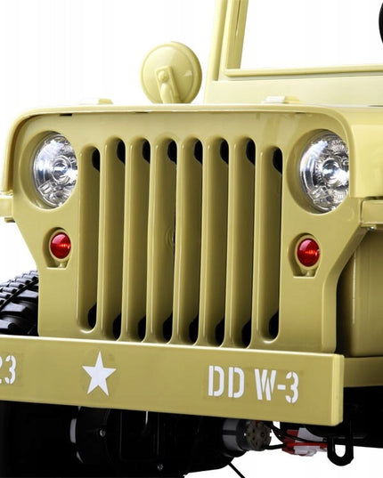 Karinis akumuliatorinis automobilis Willys + pultas PA0263