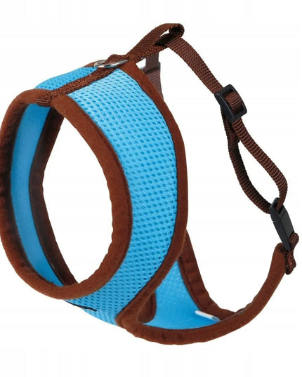 Katės petnešos su pavadėliu, 120 cm, mėlynos, Kerbl