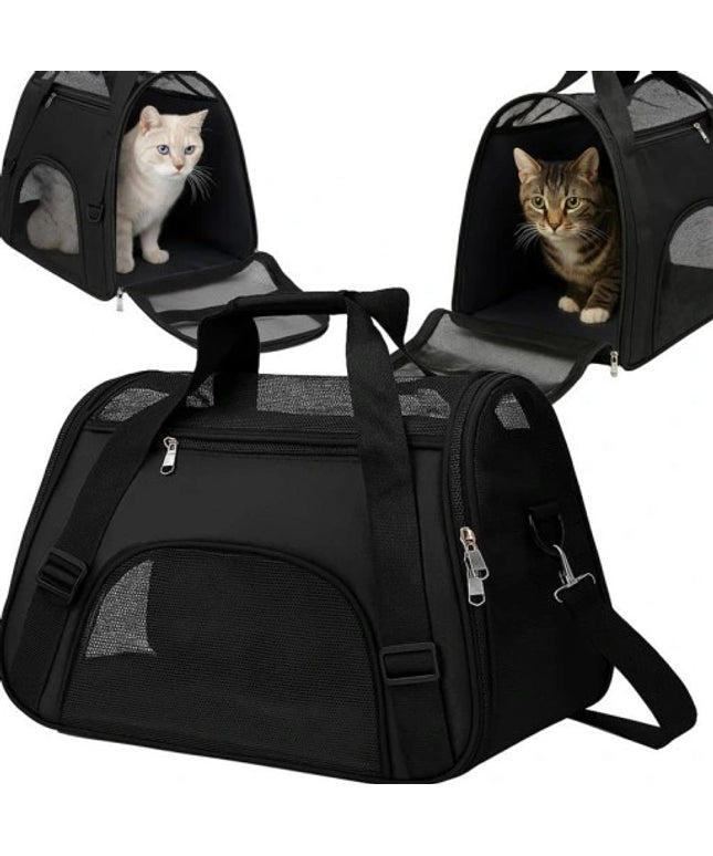 Katės ir šuns transporteris didelis tvirtas krepšys 53x32x26 cm Retoo