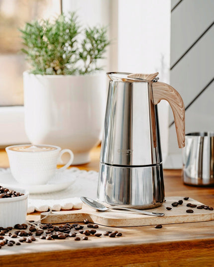 Kavinukas Camry CR 4424 – 450 ml, nerūdijančio plieno, tinka indukcijai, dujinei, elektrinei ir keraminei kaitlentei