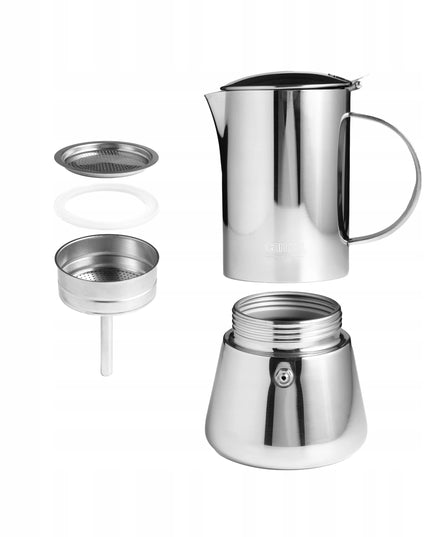 Elektrinė kavinė Camry CR4418 – 500 ml talpa, indukcijai ir dujoms, nerūdijančio plieno, sandarus dangtis