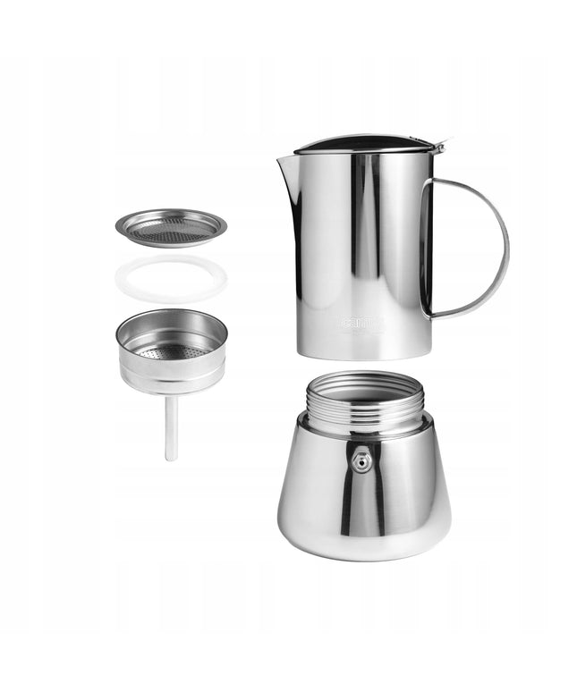 Elektrinė kavinė Camry CR4418 – 500 ml talpa, indukcijai ir dujoms, nerūdijančio plieno, sandarus dangtis