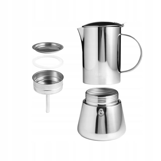 Elektrinė kavinė Camry CR4418 – 500 ml talpa, indukcijai ir dujoms, nerūdijančio plieno, sandarus dangtis