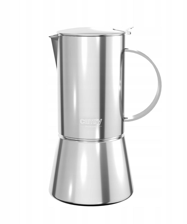 Elektrinė kavinė Camry CR4418 – 500 ml talpa, indukcijai ir dujoms, nerūdijančio plieno, sandarus dangtis