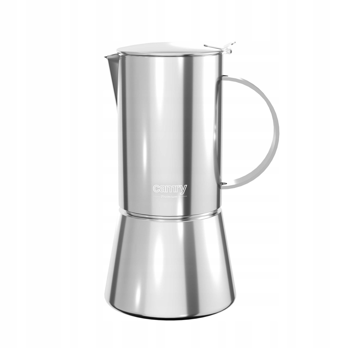 Elektrinė kavinė Camry CR4418 – 500 ml talpa, indukcijai ir dujoms, nerūdijančio plieno, sandarus dangtis