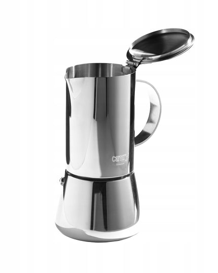 Elektrinė kavinė Camry CR4418 – 500 ml talpa, indukcijai ir dujoms, nerūdijančio plieno, sandarus dangtis