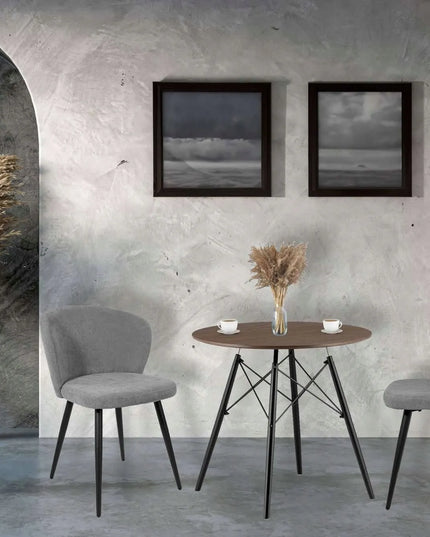 Kėdė Krosby Velvet grafito spalvos
