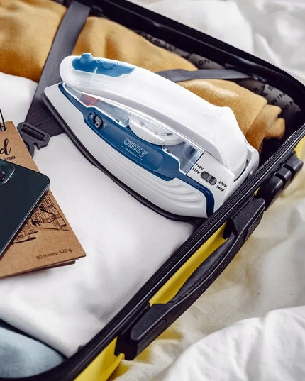 Kelioninis garinis lygintuvas Camry CR 5040, kompaktiškas, 1000 W / 1600 W, keraminis padas