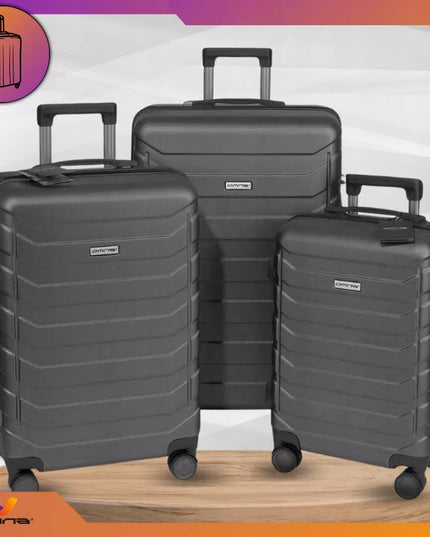 Kelioninių lagaminų rinkinys su ratukais, didelis 94L, vidutinis 63L, mažas 40L