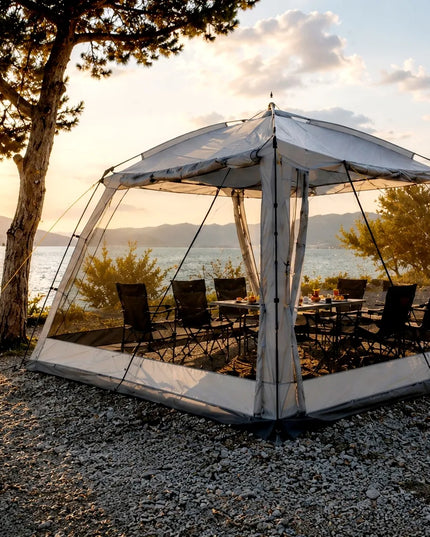 Kempingo ir sodo paviljonas prieangis Skandika Soho XXXL 400x300 cm