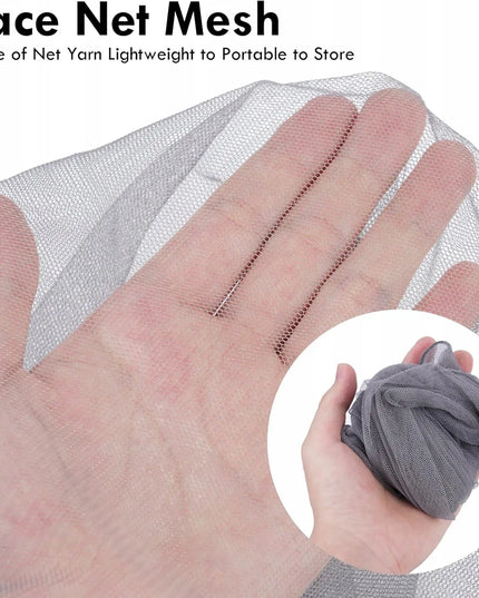 Kepurė su tinkleliu nuo uodų, 2 vnt. galvos tinkleliai, veido tinklelis