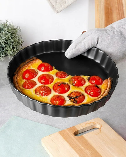 Keraminė kepimo forma tartai Vilde, 24,5 cm, juoda