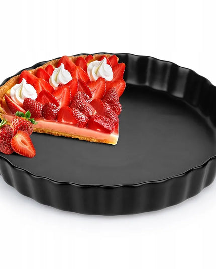 Keraminė kepimo forma tartai Vilde, 24,5 cm, juoda