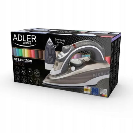 Keraminis garinis lygintuvas Adler AD 5030, 3000W, savivalos funkcija, Anti-drip, Anti-calc