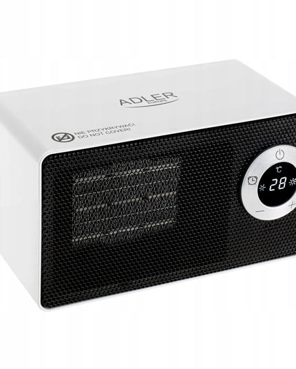 Keraminis ventiliatorinis šildytuvas Adler AD7746, 1000W, su LCD ekranu