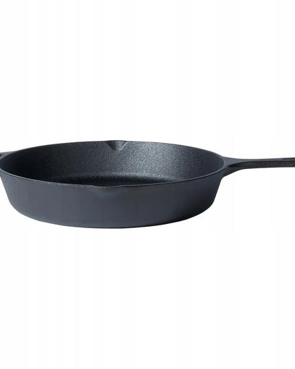 Ketaunė ketaus keptuvė dujinėms, indukcinėms viryklėms, griliui, laužui, orkaitei, 30 cm