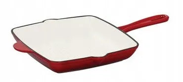 Ketinė grilio keptuvė MG Home Immortale, emaliuotas ketus, 26 cm, indukcinei ir dujinei viryklei