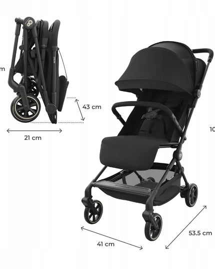 Kinderkraft NEBO kelioninis sportinis vežimėlis, lengvas, sulankstomas, iki 22 kg