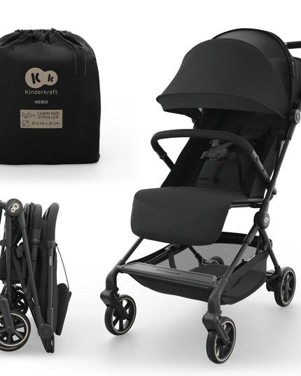 Kinderkraft NEBO kelioninis sportinis vežimėlis, lengvas, sulankstomas, iki 22 kg