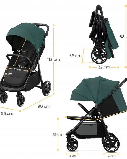 Kinderkraft sportinis vežimėlis Route Nature vibes NATURE BUZZ iki 22 kg