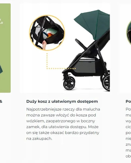 Kinderkraft sportinis vežimėlis Route Nature vibes NATURE BUZZ iki 22 kg