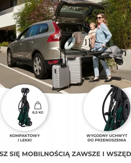 Kinderkraft TIK lengvas skėtinio tipo vežimėlis