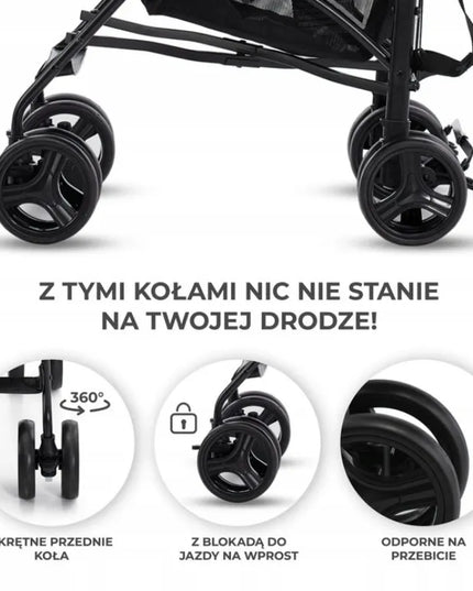 Kinderkraft TIK lengvas skėtinio tipo vežimėlis