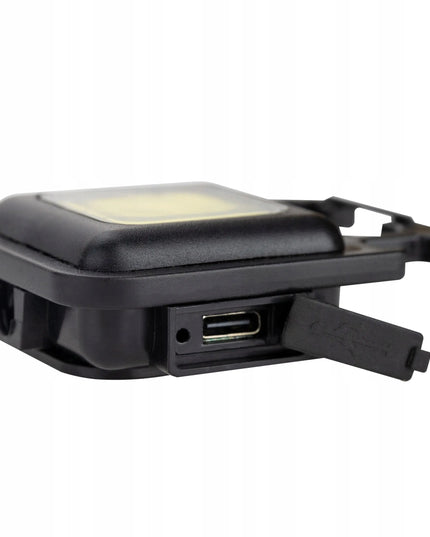 Kišeninis LED žibintuvėlis, mini, nešiojamas, įkraunamas per USB