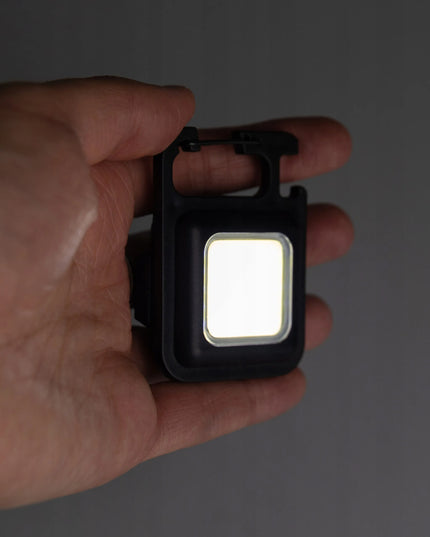 Kišeninis LED žibintuvėlis, mini, nešiojamas, įkraunamas per USB
