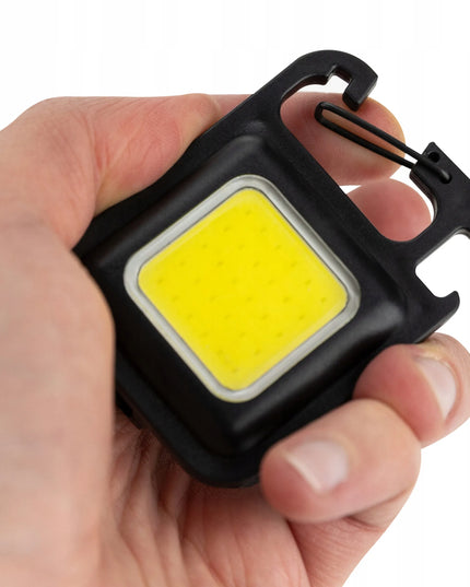Kišeninis LED žibintuvėlis, mini, nešiojamas, įkraunamas per USB
